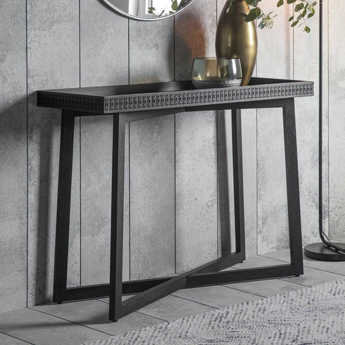PaulaHome - Chic Charcoal Console Table